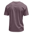 thumbnail image 5 of LTTVQM Men's Tee Henley Neck Three Button Short Sleeve Blouse Soft Light Travel Daily Casual Tops Light Purple 2XL, 5 of 5