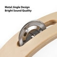 thumbnail image 5 of Tambourine,Inch Sound Hand Supplies Row Wooden Sound Percussion Party Wooden Natural Color Party Supplies Row Natural Color Metal Percussion Party Supplies 6 Inch Sound Bell Sound Percussion, 5 of 7