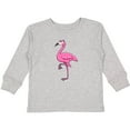 thumbnail image 3 of Inktastic Ladylike Flamingo Boys or Girls Long Sleeve Toddler T-Shirt, 3 of 5