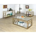 thumbnail image 3 of Furniture of America Hirsh Contemporary Glass Coffee Table, Multiple Colors, 3 of 3