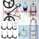 thumbnail image 4 of Ganchos resistentes para pared de garaje | Estante metálico para herramientas de escalera y tabla larga | Para bicicletas y herramientas de jardín | Incluye tornillos para una fácil instalación, 4 of 9