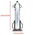 thumbnail image 2 of TAPDRA Diecast SpaceX Starship S24 Rocket Model 1/200 Scale Falcon Heavy Dragon Accurate Replica Gift Enthusiasts, 2 of 4