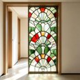 thumbnail image 6 of Static Cling Window Film Rainbow Prismatic Glass Decor,Removable No Residue Privacy Film for Home Bathroom Living Room Window Makeover 17.7"*39.4", 6 of 8