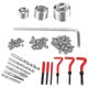 thumbnail image 1 of 30 piezas M4 M5 M6 M8 M10 304 Herramientas de extracción de roscas Herramientas de reparación mecánica Kit de herramientas para automóviles Juegos de extractores automotrices Clips para garaje, 1 of 4