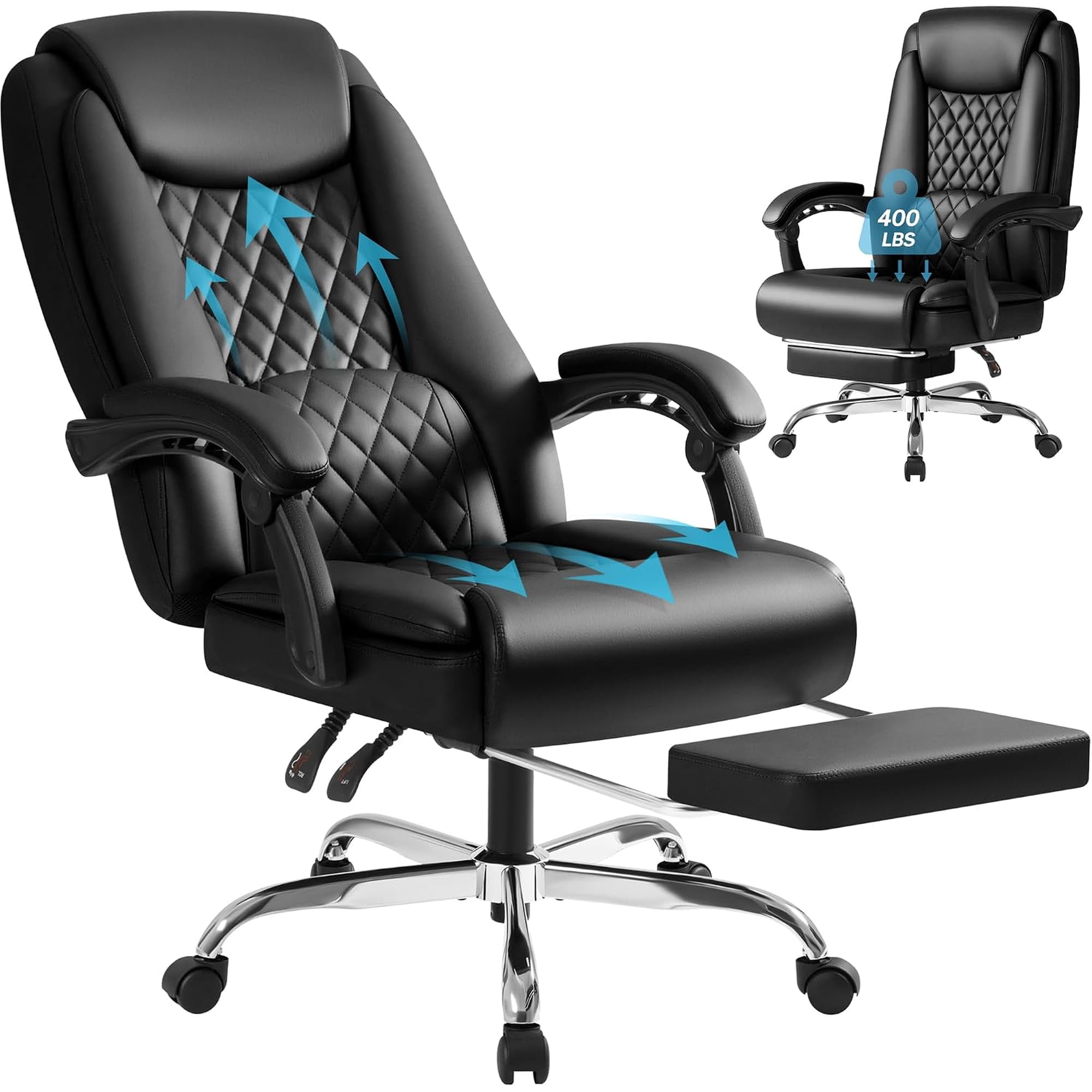 executive home office chair with product
