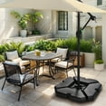 thumbnail image 6 of Scafild | 4-Piece Heavy-Duty Cantilever Offset Patio Water or Sand Filled Umbrella Base - Black, 6 of 8
