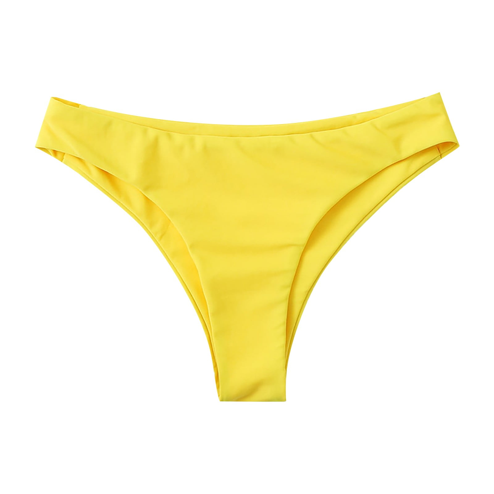 Womens Swim Shorts Bikini Bottoms High Cut Swimsuit Bottom Solid Color ...