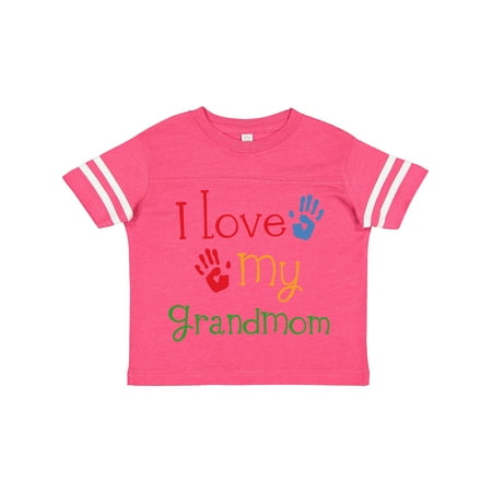 

Inktastic I Love My GrandMom Gift Toddler Boy or Toddler Girl T-Shirt