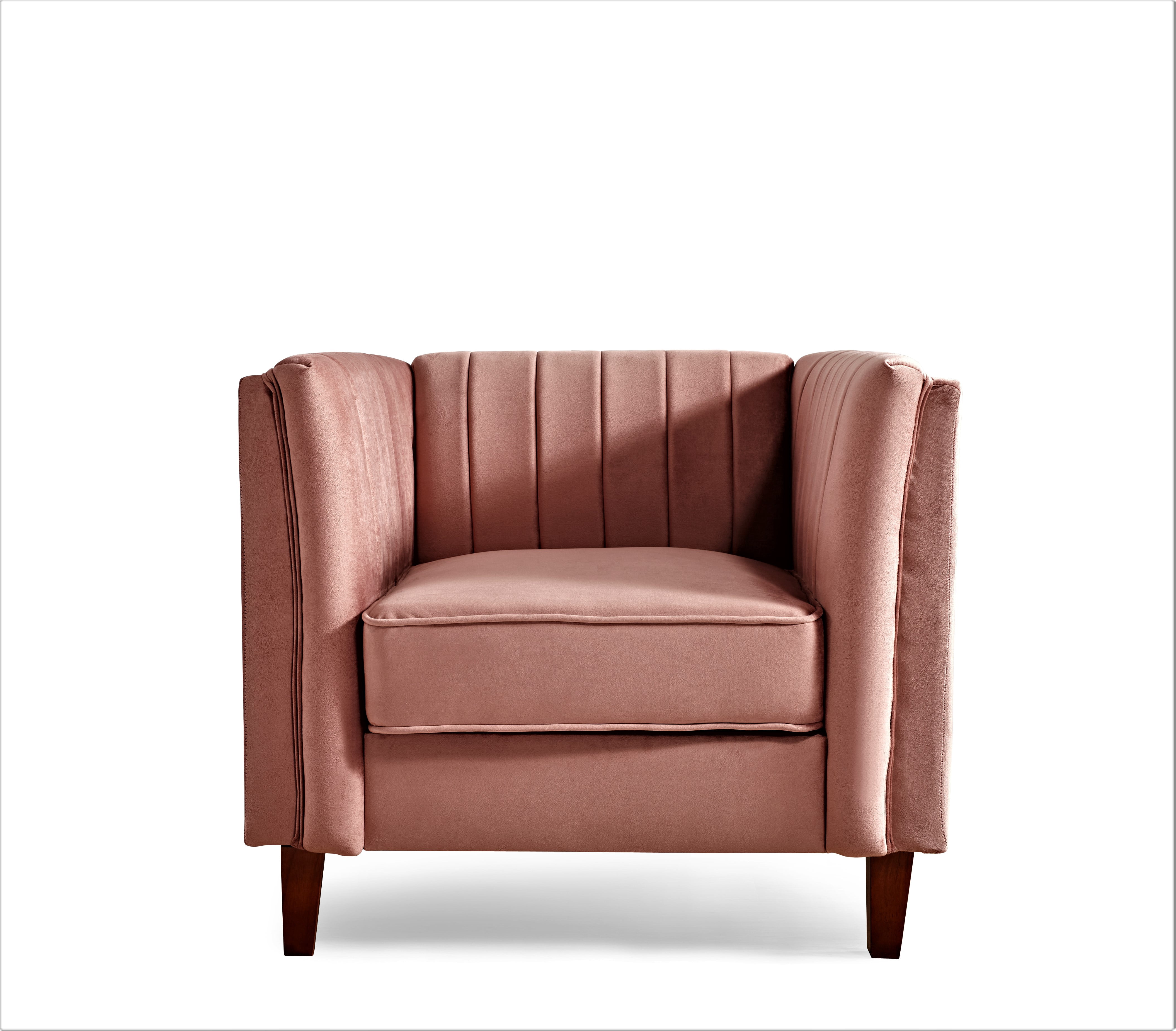Plainfield Line Tufted Square Design Chair