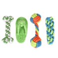 thumbnail image 4 of Juguetes para perros pequeños de goma resistentes a las mordeduras, juguetes para limpiar los dientes, juguetes de entrenamiento para masticar, suministros para mascotas, cachorros, 4 of 5