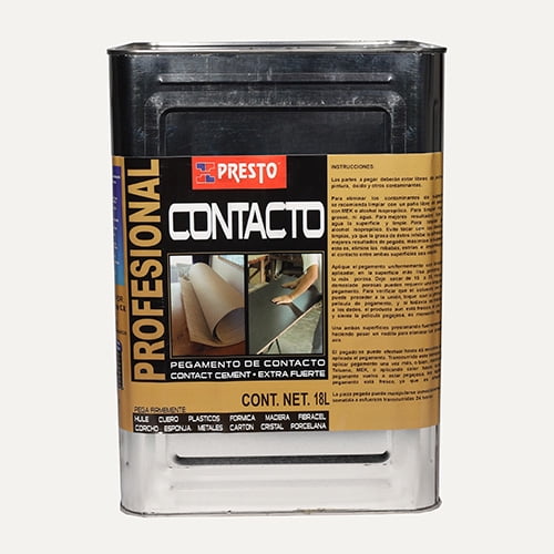 PEGAMENTO CONTACTO PRESTO USO PROFESIONAL (18 LT) Presto Contacto profesional