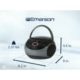 thumbnail image 3 of Emerson EPB-3000 Portable CD Player with AM/FM Stereo Radio, Red, 3 of 12