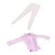 thumbnail image 5 of Ropa de femenino a escala 1/6 de moda, conjunto de camisa de traje de uniforme para mujer ropa de muñeca de figura para figuras de mujer de 12 Rosa y blanco Baoblaze Traje de muñeca femenina, 5 of 8