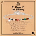 thumbnail image 2 of Top-kevin Birthday Gifts for Women Her, Colorful Natural Beads Stone Birthday Bracelet Gifts with Birthday Card for Women Her Daughter Wife Mom Best Friend, 2 of 10