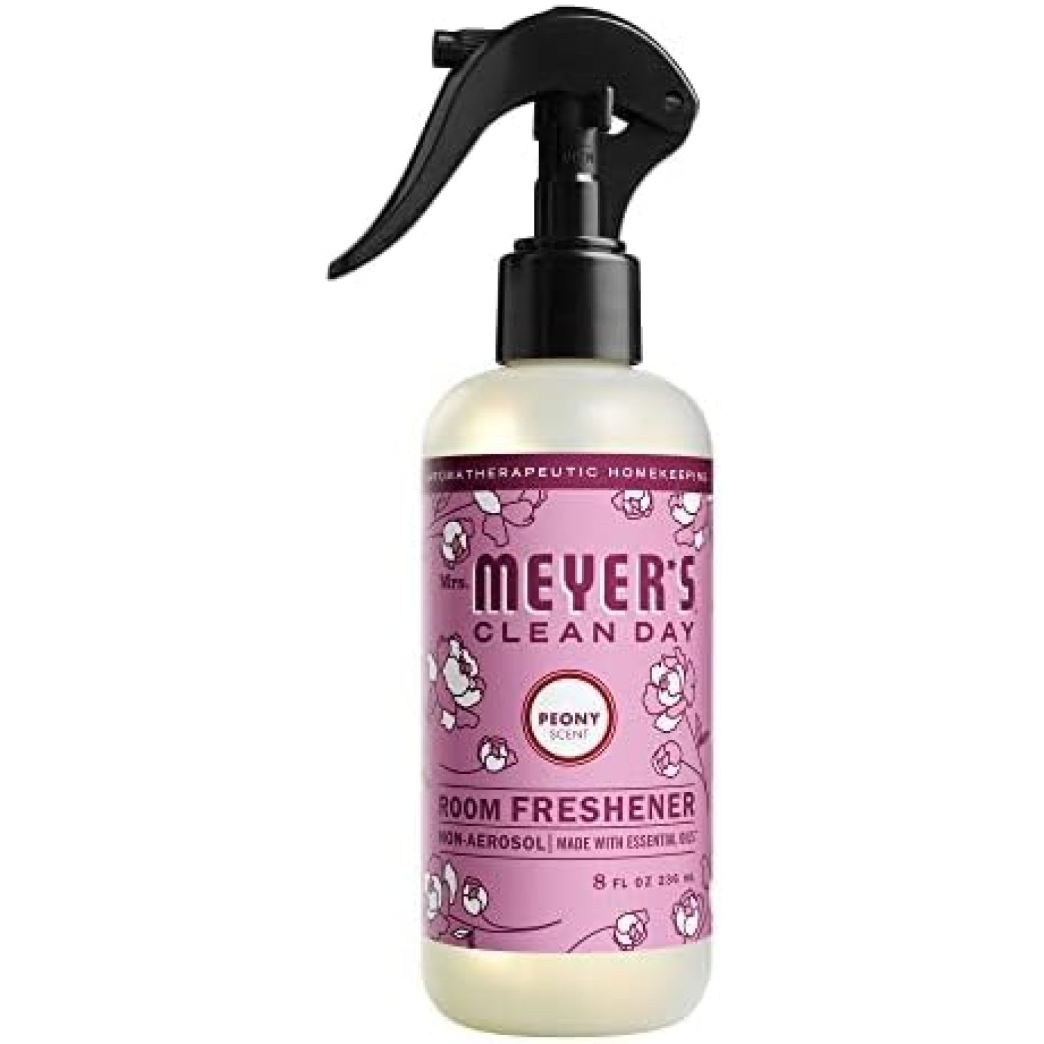 Mrs. Meyer's Room and Air Freshener Spray, NonAerosol Spray Bottle Infused with Essential Oils