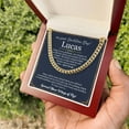 thumbnail image 5 of Graduation Gift for Him, Son Graduation Necklace, Gift from Mom, Dad, Hight School, College Graduation, Cuban Link Chain - Stainless Steel/ Yellow Plated - Message Card & Gift Box, 5 of 5
