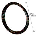 thumbnail image 4 of Starry Plants Car Wheel Covers Steering Wheel Cover 14.5 Inch Printing PVC Leather Auto Accessories, 4 of 6