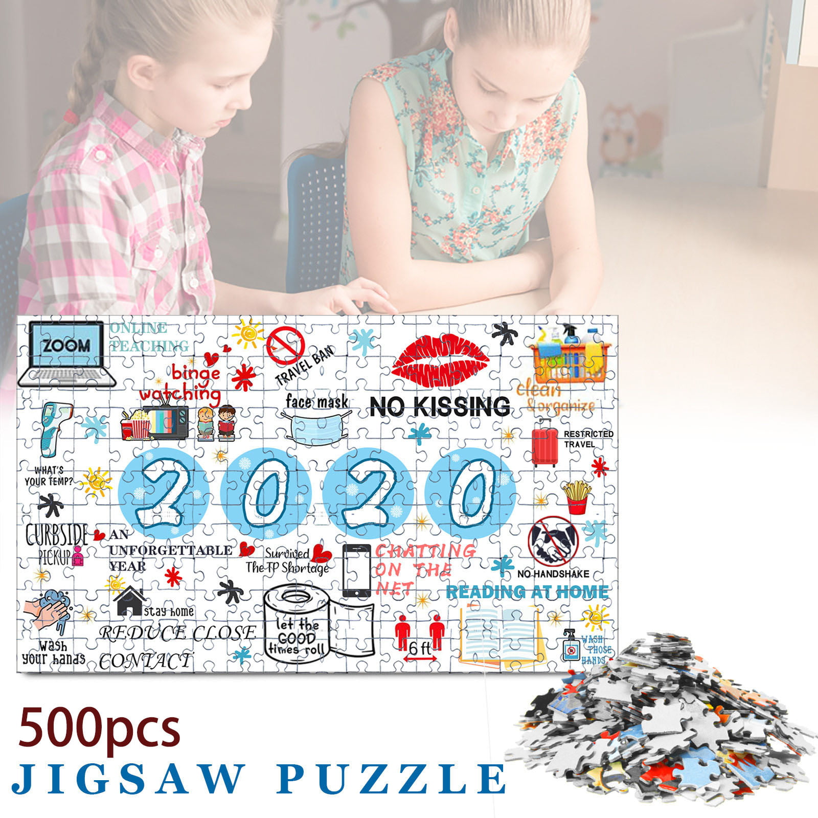 New Puzzle Jigsaw 500 Piece Pieces Edition for Kids Adult Puzzles Educational 