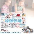 thumbnail image 1 of Puzzles 500 Piece Large Puzzle Game Interesting Toys Personalized Gift 2020, 1 of 9