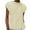 Beige, variant on Tiqkatyck Tank Tops for Women Trendy Women's Fashion Casual Lapel Short Sleeve Solid Color Cotton Linen T Shirt Top Sleeveless Tunic Tops Summer Tops for Women Beige L