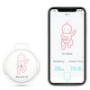 （Newest Model）Sense-U Movement Baby Monitor: Tracks Baby's Breathing, Rollover Movement, Body Temperature(Pink)