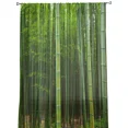 thumbnail image 3 of Bamboo Forest Green Sheer Curtains Living Room Window Tulle Curtains For Bedroom Kitchen Home ration Voile Drapes, 3 of 7