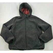 new RAINFOREST men jacket coat hooded zip up RF2402 black red sz S $195