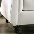 thumbnail image 6 of Furniture of America Luo Glam Fabric Tufted 2-Piece Sofa Set in White, 6 of 8