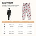 thumbnail image 4 of Lsque Trains Print Women's Pajama Pants, Lounge Pant - Comfortable Home Wear,Elastic Waistband, Stylish Design-Large, 4 of 9