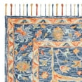 thumbnail image 5 of SAFAVIEH Aspen Peter Floral Bordered Wool Area Rug, Blue/Rust, 9' x 12', 5 of 7