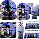 thumbnail image 2 of Addams decoración de fiesta de cumpleaños, vajilla desechable de dibujos animados, suministros para Baby Shower, fondo personalizado, 2 of 4