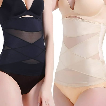 

2pcs Waist Trainer for Women Postpartum Recovery Belt Postpartum Belly Band Belt Body Shaper Tummy Control Girdle