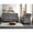 Gray, variant on 4-Seat Manual Fabric Reclining Sofa Set, 2-Piece Microfiber Modern Living Room Set with Drop Table & Cup Holders