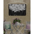 thumbnail image 6 of Outdoor TV Cover 48 to 50 Inch Weatherproof, Abstract Graffiti Waterproof TV Screen Protector for Outside Decor with Zipper and Pocket 48"L x 30"H , Paint Black White, 6 of 7