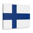 thumbnail image 3 of Finland Country Flag Canvas Vibrant Wall Art Unframed Home Decor, 3 of 13