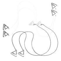 unbranded 2 Pairs Bra Straps Replacement Lingerie Straps Decorative Thin  Bra Straps Removable Bra Shoulder Straps