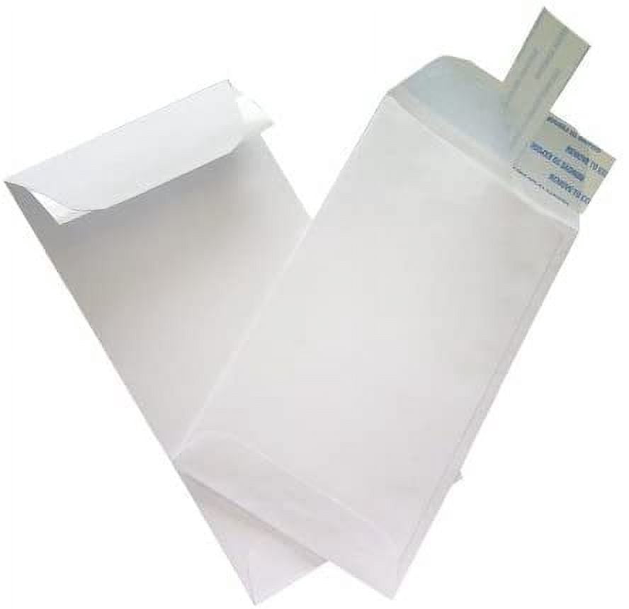 #7 Coin White Envelope for Small Parts, Cash, Jewelry Etc., 500 Per Box 500 Peel & Seal