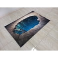 thumbnail image 5 of 3D Huge Crack in living room Rug 3x5 ft = 95x155 cm Washable Rug, 5 of 5