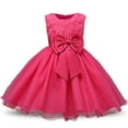 thumbnail image 1 of AAMILIFE Robe Fleur Princesse Fille Tutu Mariage Anniversaire Fête Robe Enfant Costume Enfants, 1 of 3