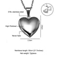 thumbnail image 2 of Bible Verse Necklace for Women Men - Stainless Steel Christian Scripture Bible Quote Inspirational Pendant Hold Pictures Locket Necklace Baptism Religious Jewelry, 2 of 5