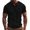 C142/Black742, variant on Rggeeun Mens T-Shirts Solid Color Plaid Pattern V Neck Short Sleeve front Buttons Slim Fit Lightweight for Summer Evening Party Versatile Tee,Gray,L