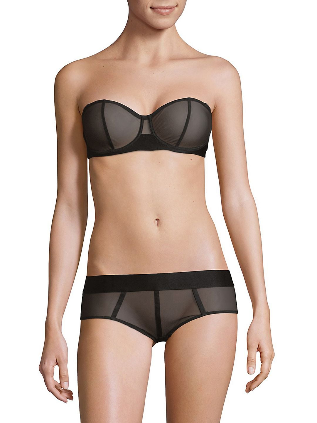 DKNY Sheers Convertible Strapless Bra DK4939 - Walmart.com