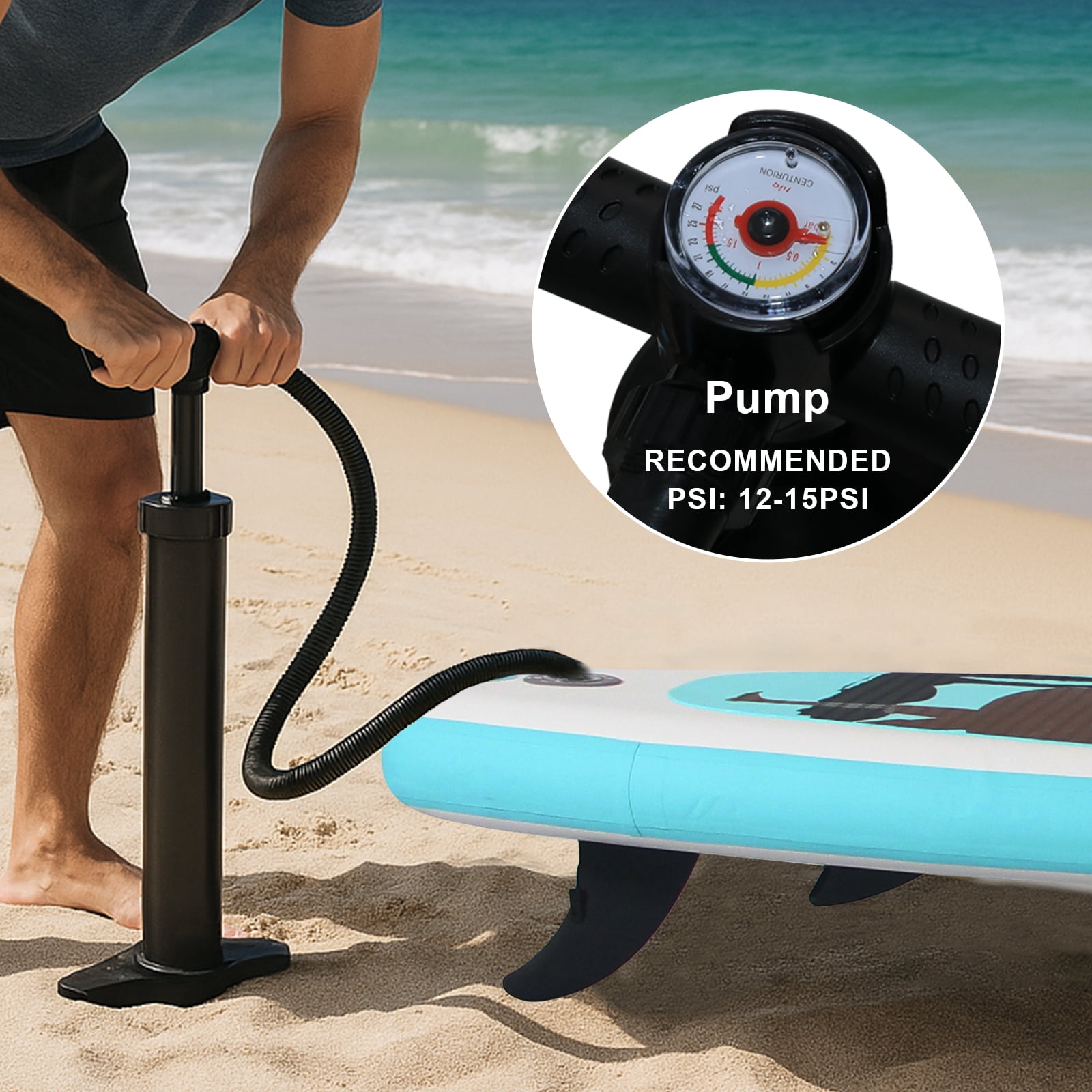 OZVMZQ 11ft Inflatable Paddle Board Stand up PaddleBoards with Premium SUP Accessories for Youth & Adults