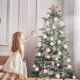 thumbnail image 2 of Ofertas Únicas, Adornos navideños de bolas perladas para fiestas Decoración para árbol de Navidad Bolas navideñas perladas de color caramelo Akmoler, 2 of 8