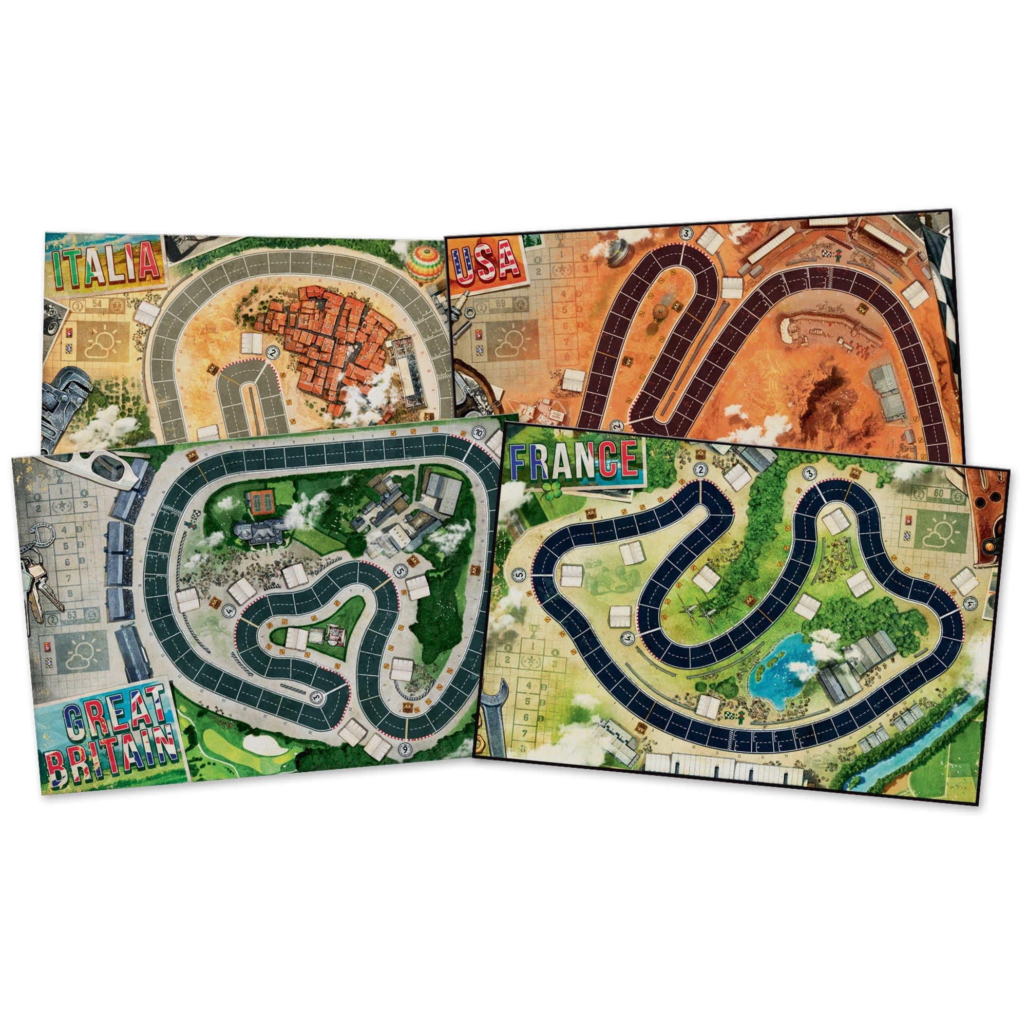 Heat: Pedal to The Metal Family Racing Board Game for Ages 10+, from Asmodee