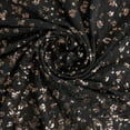thumbnail image 2 of Zelouf Kaia Abstract Sequin Stretch Mesh  , Sewing, DIY, Crafts Fabric by the Yard, Black/latte, 7 Yard, 2 of 3
