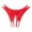 23#Red, variant on Clothing 2025 Thongs for Women V Shaped Fashion Transparent Hollow Lace Single Thin Panties Thongs Underpants Women Underwear Thongs