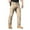 Khaki@GC@, variant on Mens Tactical Cargo Pants Casual Solid Color Buttons Cargo Pants for Men Lightweight Relaxed Fit Outdoor Athletic Trousers With Pockets