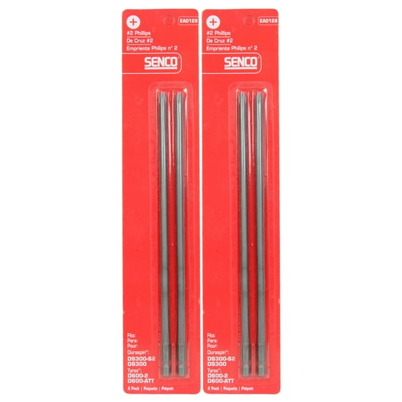 Senco EA0128 #2 Phillips Duraspin Drive Bit 2ct RT (2-Pack)