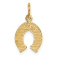 thumbnail image 3 of FJC Finejewelers 14k Yellow Gold Horseshoe Charm, 3 of 7